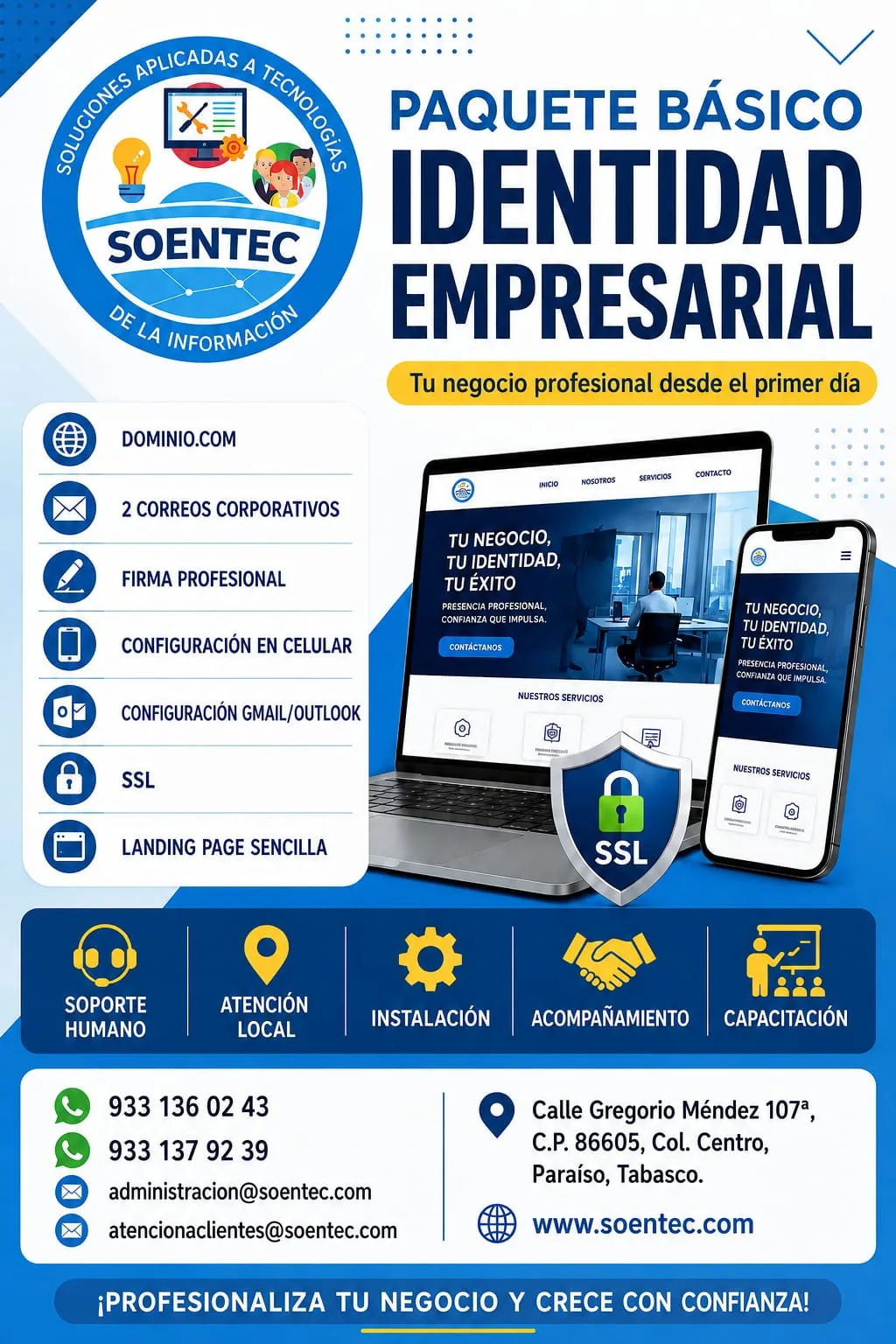 Paquete Identidad Empresarial SOENTEC